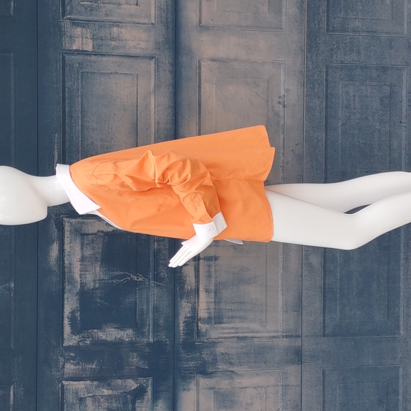 J. Mc Laughlin Ladies (2) Tone Trim, SuperFine 100's 2 ply Cotton Luxury Blouse/ - Picture 14 of 17